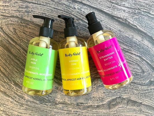 Fruit and Flame Body Oil Trio